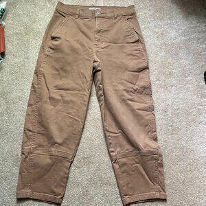 Everlane Utility Barrel Pants Women's size 8 Tan